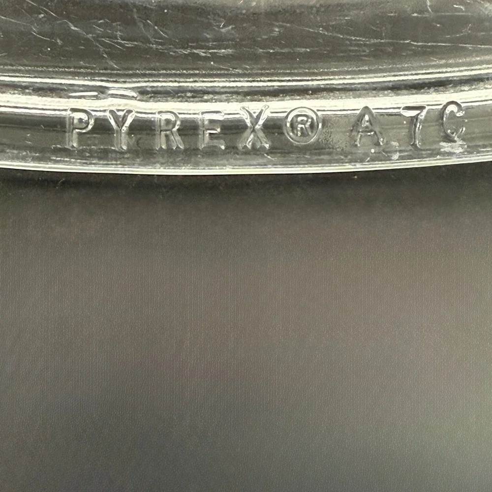 Vintage Pyrex 50 Square Glass Replacement Lid Clear Casserole Dish Cover